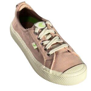 CARIUMA Women's OCA Low Pink Canvas Sneakers Sustainable & Comfortable Size 8